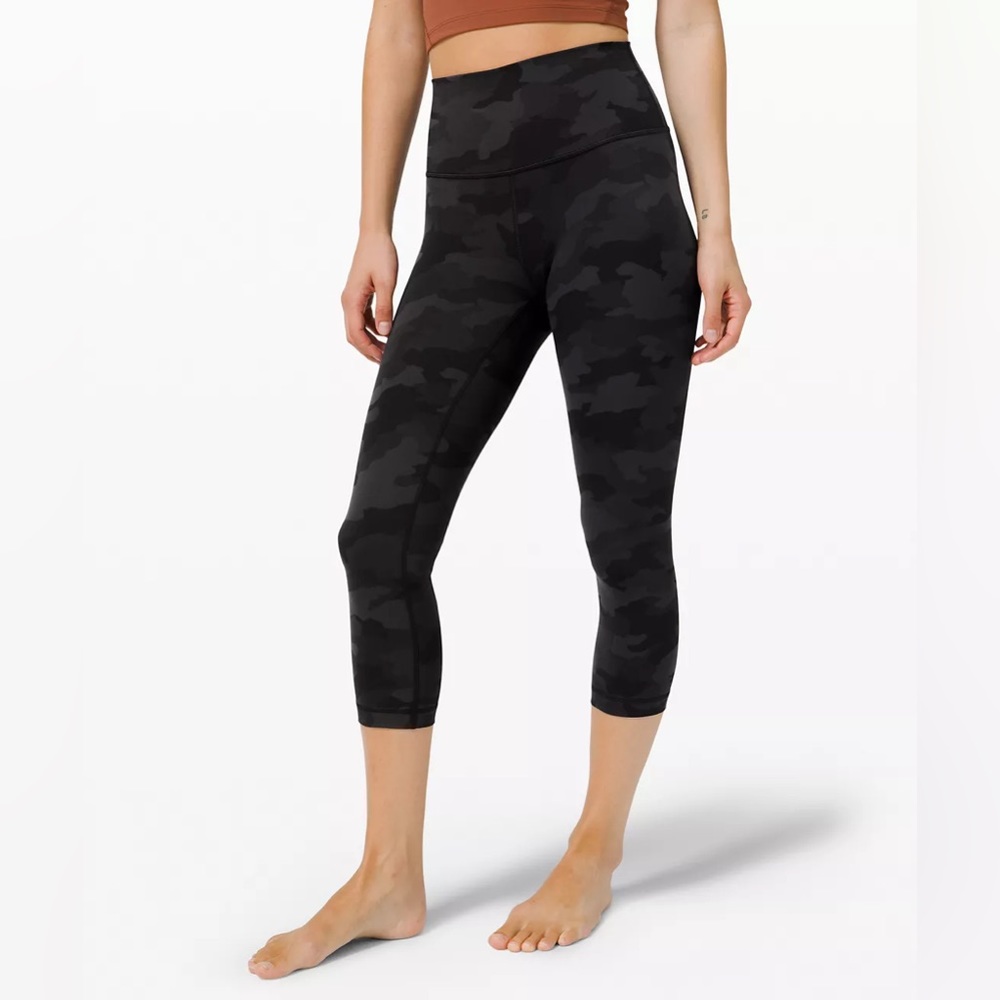 LULULEMON 4 Wunder Under High-Rise Crop 21" Camo